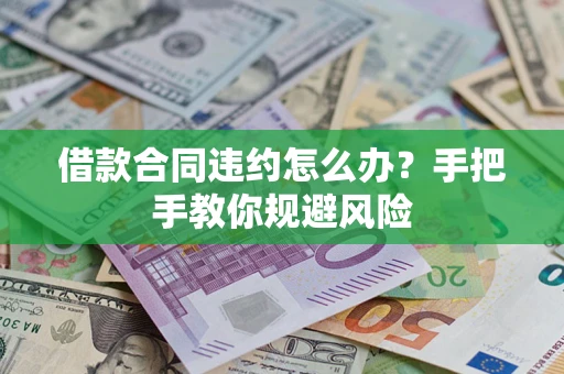 武汉借款合同违约怎么办？手把手教你规避风险
