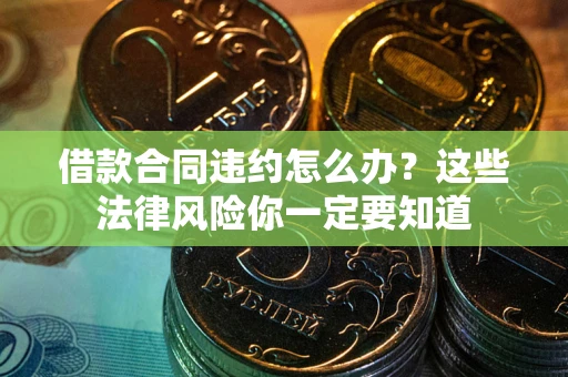 武汉借款合同违约怎么办？这些法律风险你一定要知道