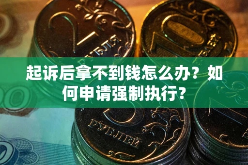 武汉起诉后拿不到钱怎么办？如何申请强制执行？