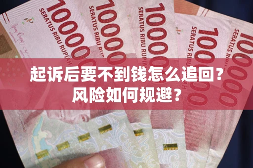 武汉起诉后要不到钱怎么追回？风险如何规避？