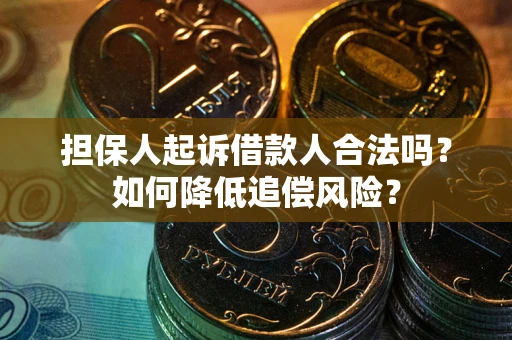 武汉担保人起诉借款人合法吗？如何降低追偿风险？