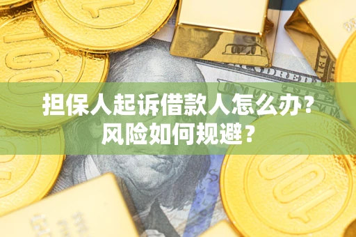 武汉担保人起诉借款人怎么办？风险如何规避？
