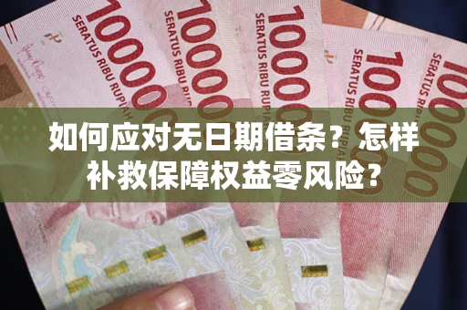 武汉如何应对无日期借条？怎样补救保障权益零风险？