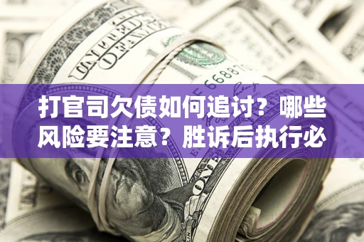 武汉打官司欠债如何追讨？哪些风险要注意？胜诉后执行必看！