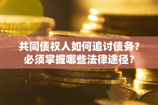 武汉共同债权人如何追讨债务？必须掌握哪些法律途径？
