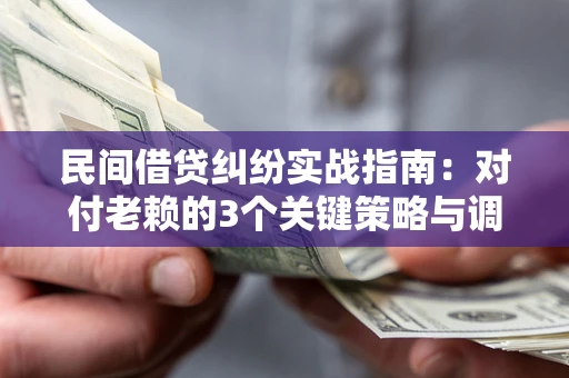 武汉民间借贷纠纷实战指南：对付老赖的3个关键策略与调解盲区解析