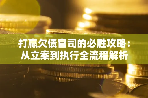 武汉打赢欠债官司的必胜攻略：从立案到执行全流程解析