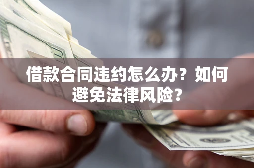 武汉借款合同违约怎么办？如何避免法律风险？